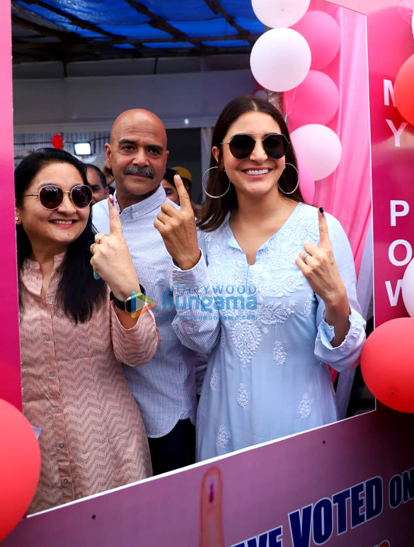 photos celebs snapped exercising their right to vote at the maharastra state elections 050