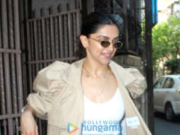 Photos: Deepika Padukone snapped at a dubbing studio in Bandra