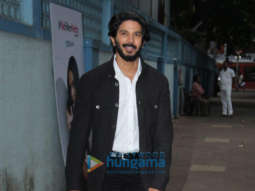 Photos: Dulquer Salmaan and Neha Dhupia snapped on sets of the show No Filter Neha