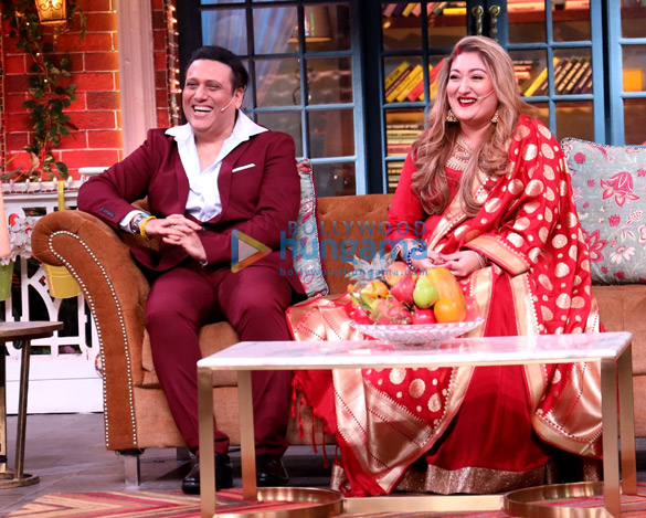 photos govinda and sunita ahuja snapped on the sets of the kapil sharma show 4