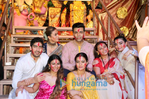 Photos: Kajol, Rani Mukerji, Karan Johar and others snapped at Durga Puja Photos: Kajol, Rani Mukerji, Karan Johar and others snapped at Durga Puja