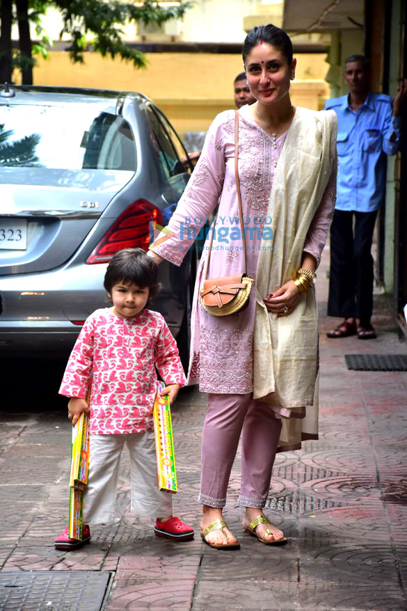 photos kareena kapoor khan and taimur ali khan spotted at karishma kapoors office in khar 1