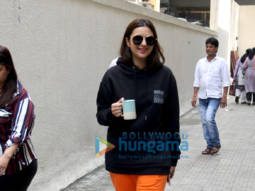 Photos: Parineeti Chopra spotted at the Dharma office in Bandra