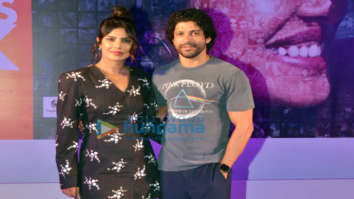 Photos: Priyanka Chopra Jonas and Farhan Akhtar snapped promoting their film The Sky Is Pink in Bandra