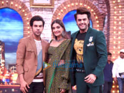 Photos: Rajkummar Rao and Sonam Kapoor Ahuja snapped on sets of Maniesh Paul’s show