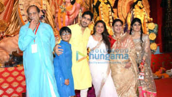 Photos: Rani Mukerji, Ayan Mukerji, Sharbani Mukherjee and others snapped visiting Durga pandal