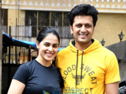 Photos: Riteish Deshmukh and Genelia Dsouza spotted at the gym