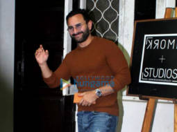 Photos: Saif Ali Khan spotted at Krome studio in Bandra