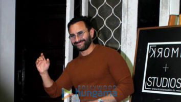 Photos: Saif Ali Khan spotted at Krome studio in Bandra
