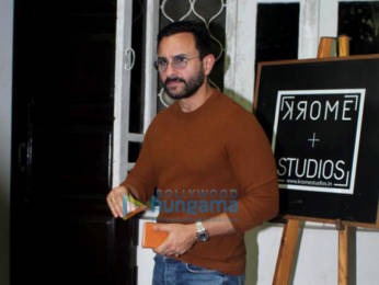 Photos: Saif Ali Khan spotted at Krome studio in Bandra