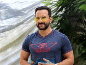 Photos: Saif Ali Khan spotted during the promotions of Laal Kaptaan