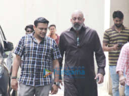 Photos: Sanjay Dutt and Aditya Roy Kapur spotted at Mahesh Bhatt’s office in Khar