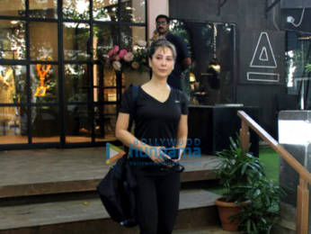 Photos: Shahid Kapoor and Kim Sharma spotted at the gym