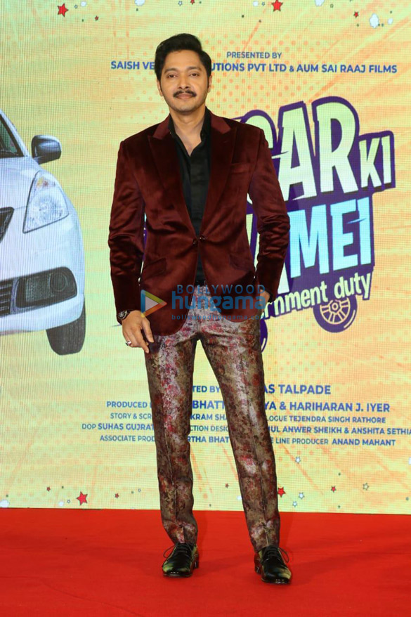 photos shreyas talpade snapped at the announcement of his film sar car ki seva mei 3