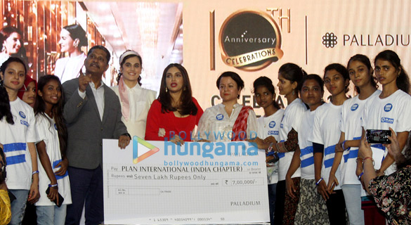 photos taapsee pannu and bhumi pednekar snapped at an event for ngo plan india 1