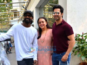 Photos: Varun Dhawan and Ananya Panday snapped at a dubbing studio in Juhu