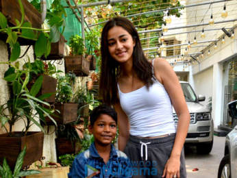 Photos Varun Dhawan and Ananya Panday snapped at a dubbing studio in Juhu