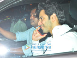 Photos: Varun Dhawan and Aparshakti Khurana snapped at the gym in Juhu