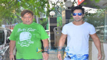 Photos: Varun Dhawan snapped at David Dhawan’s office in Juhu