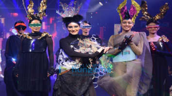 Photos: Warina Hussain walks the ramp as the show stopper at Tech Fashion Tour 2019