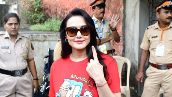Preity Zinta casts her vote