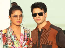Priyanka Chopra & Rohit Saraf spotted promoting their movie The Sky Is Pink at Juhu