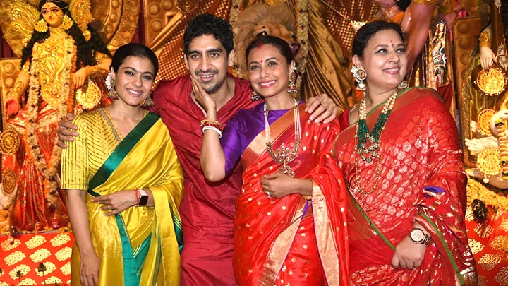 Rani Mukerji, Kajol and others snapped visiting Durga pandal