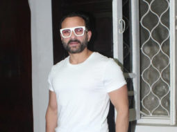 Saif Ali Khan spotted at Krome studio Bandra