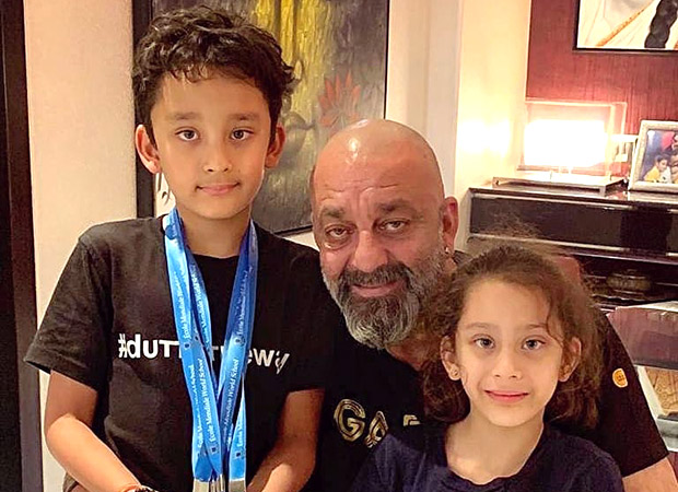Sanjay Dutt shares an adorable picture as his twins turn a year older!