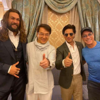 Shah Rukh Khan shares a frame with Jason Momoa, Jackie Chan, and Jean-Claude Van Damme in Saudi Arabia