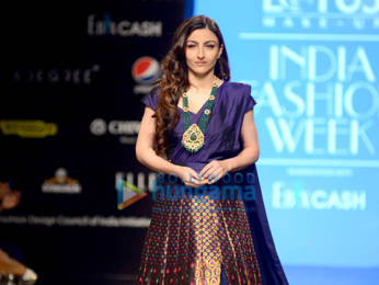 Photos: Soha Ali Khan, Sharmila Tagore and others walks the ramp at the Lotus Makeup India Fashion Week 2019