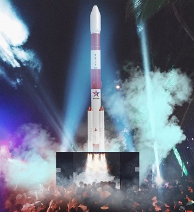 Star Gold installs a 40 ft rocket to celebrate Mission Mangal’s World TV Premiere Star Gold installs a 40 ft rocket to celebrate Mission Mangal’s World TV Premiere