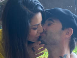 Sunny Leone gives a sweet kiss to husband Daniel Weber on his birthday