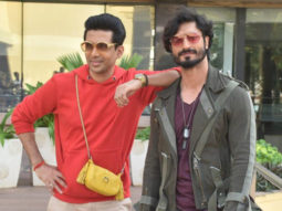 Vidyut Jammwal and Gulshan Devaiah snapped during Commando 3 promotions