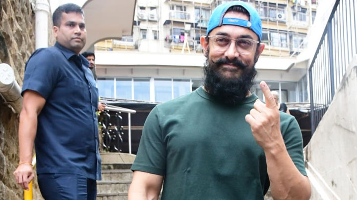 WATCH: Aamir Khan cast his Vote in Mumbai