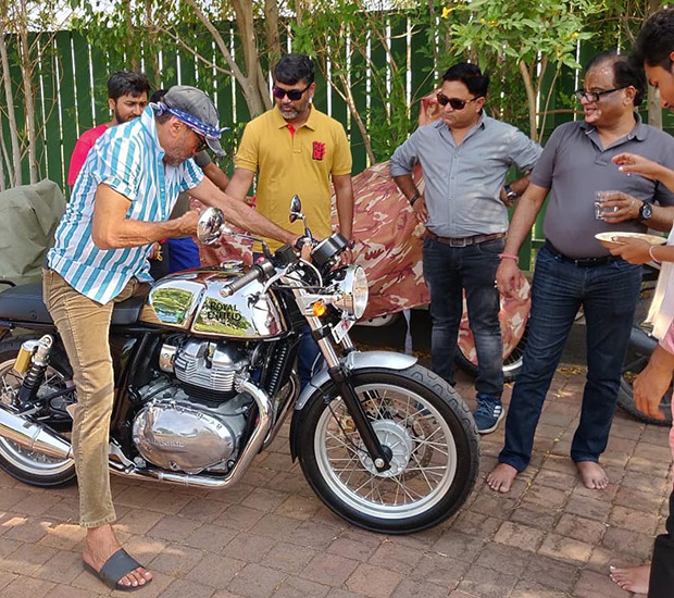 Jackie Shroff goes desi, buys India’s most iconic motorbike the Royal Enfield worth approx. Rs. 3.5 lakhs
