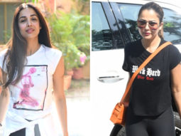 Malaika Arora and Amrita Arora spotted at the gym