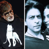 Amitabh Bachchan indulges in a serious conversation with Shah Rukh Khan and Gauri Khan