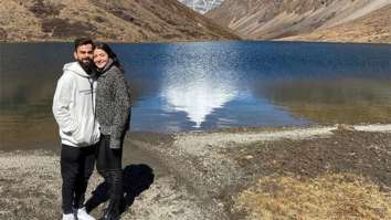 Anushka Sharma and Virat Kohli hold hands while enjoying the scenic beauty of Bhutan