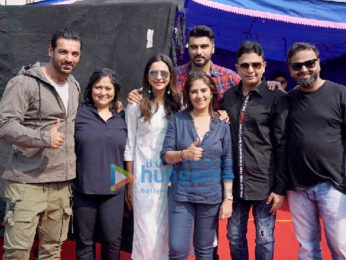 On The Sets Of The Movie Arjun Kapoor and Rakul Preet Singh's Next