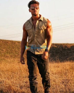 on the sets of the movie Baaghi 3