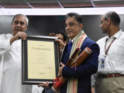 Kamal Haasan receives honourary Doctorate by CM Naveen Patnaik in Odisha
