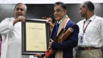 Kamal Haasan receives honourary Doctorate by CM Naveen Patnaik in Odisha