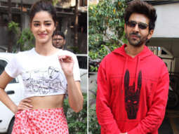 Kartik Aaryan, Ananya Panday & Bhumi Pednekar visit Mithibai college for promotion | Pati Patni Aur Woh