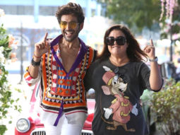 Kartik Aaryan finds himself lucky as he grooves with Farah Khan Kunder during the rehearsals of ‘Ankhiyon Se Goli Maare’