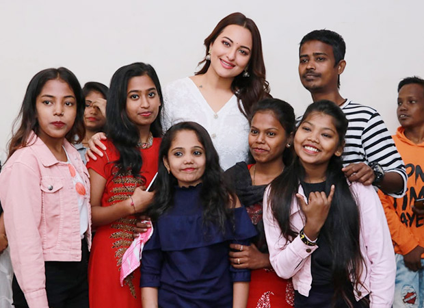 PICTURES Sonakshi Sinha proves she has a heart of gold as she celebrates Children’s Day with kids!