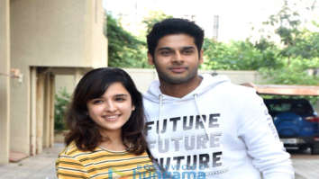 Photos: Abhimanyu Dassani and Shirley Setia snapped at Sabbir Khan’s office