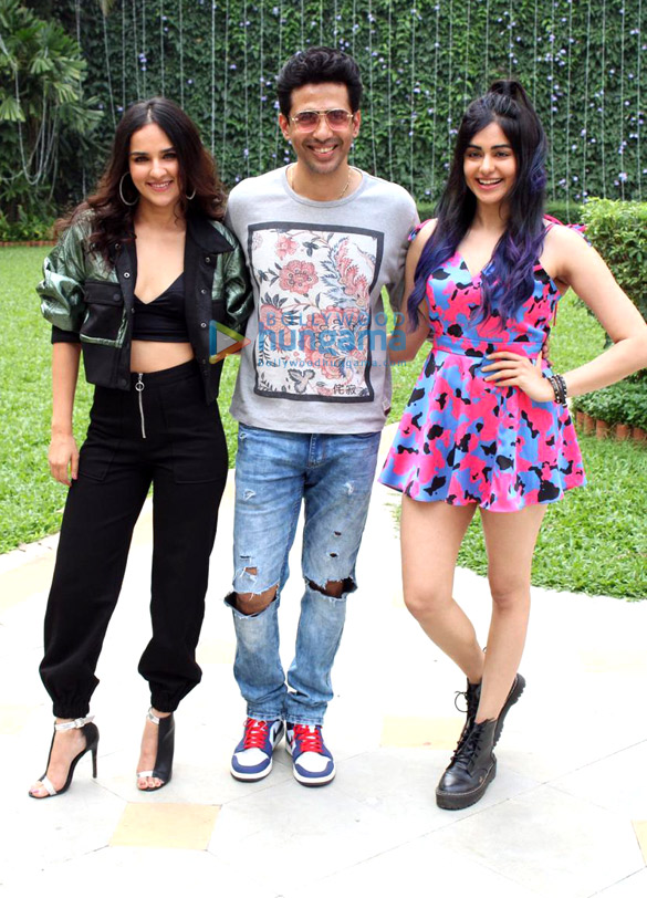 Photos: Adah Sharma, Gulshan Devaiah and Angira Dhar snapped during Commando 3 promotions Photos: Adah Sharma, Gulshan Devaiah and Angira Dhar snapped during Commando 3 promotions