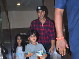 Photos: Akshay Kumar snapped with his daughter Nitara Kumar at PVR, Juhu