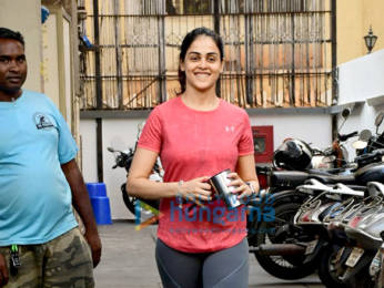 Photos: Genelia Dsouza spotted at gym